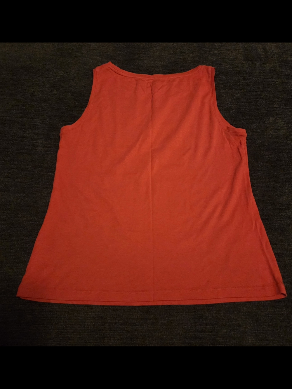 Talbots Pink Cotton Tank Top. Size L - Picture 3 of 5